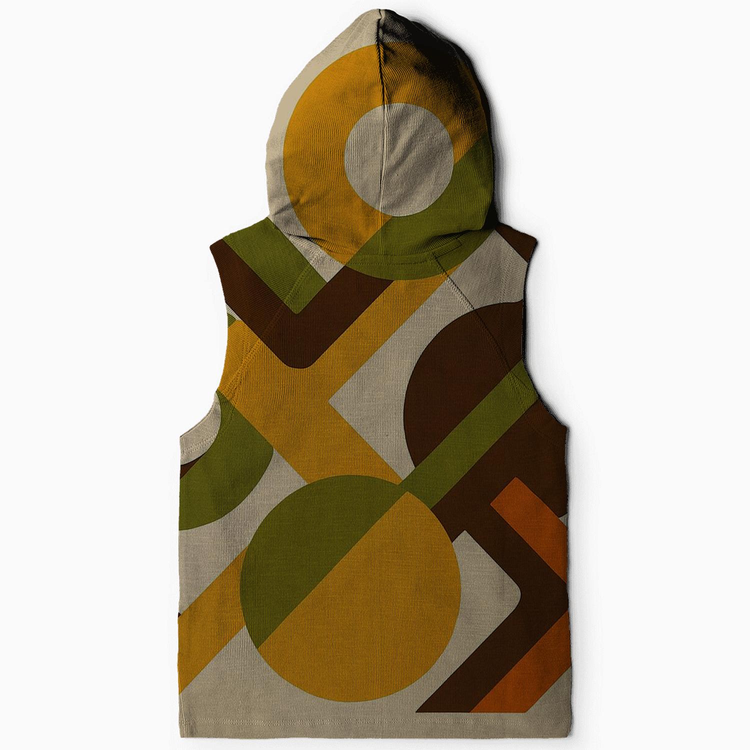 Retro Geometric Grooves hoodies fashion