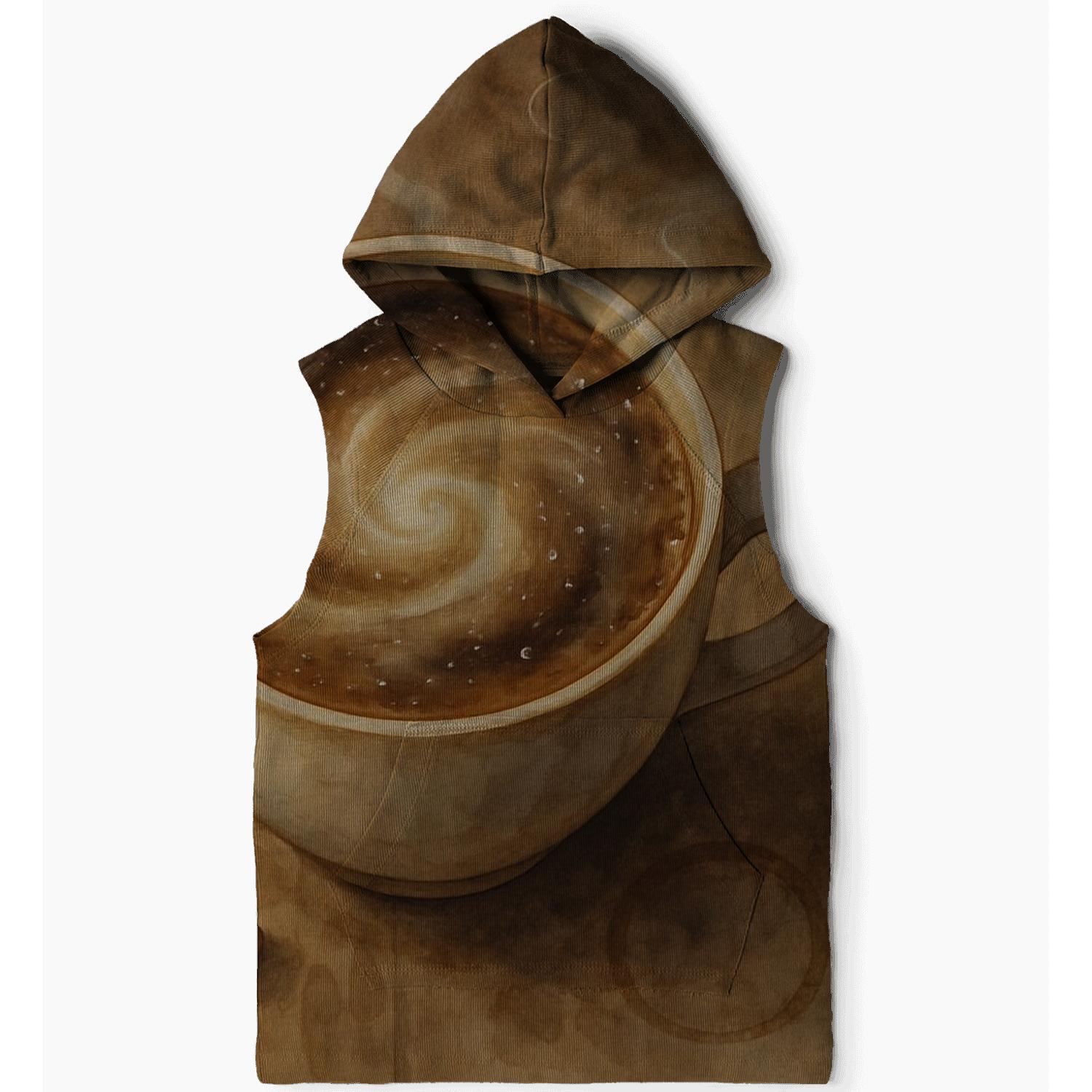 Latte Cosmos Swirl pullover hoodies
