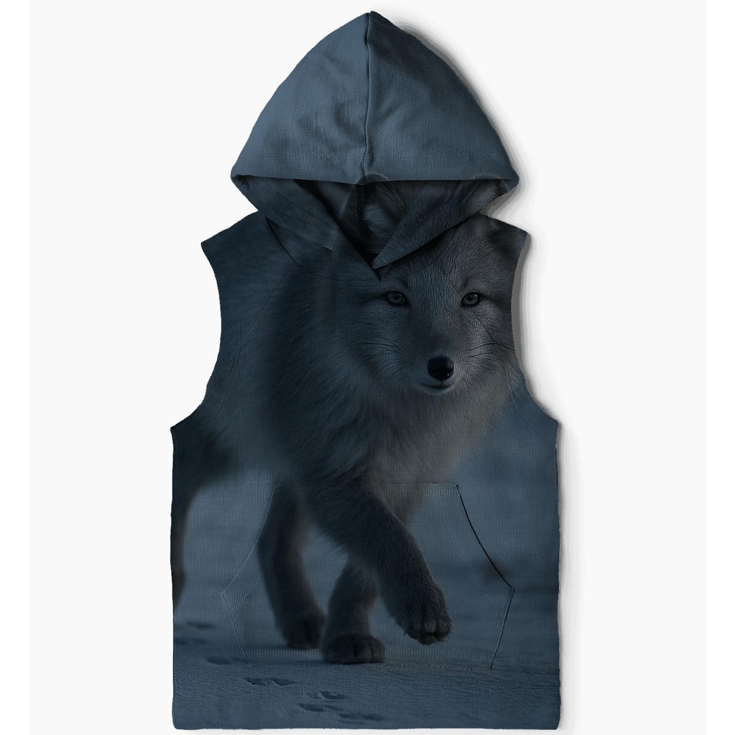 Tundra Prowl  Arctic Fox hoodies fashion