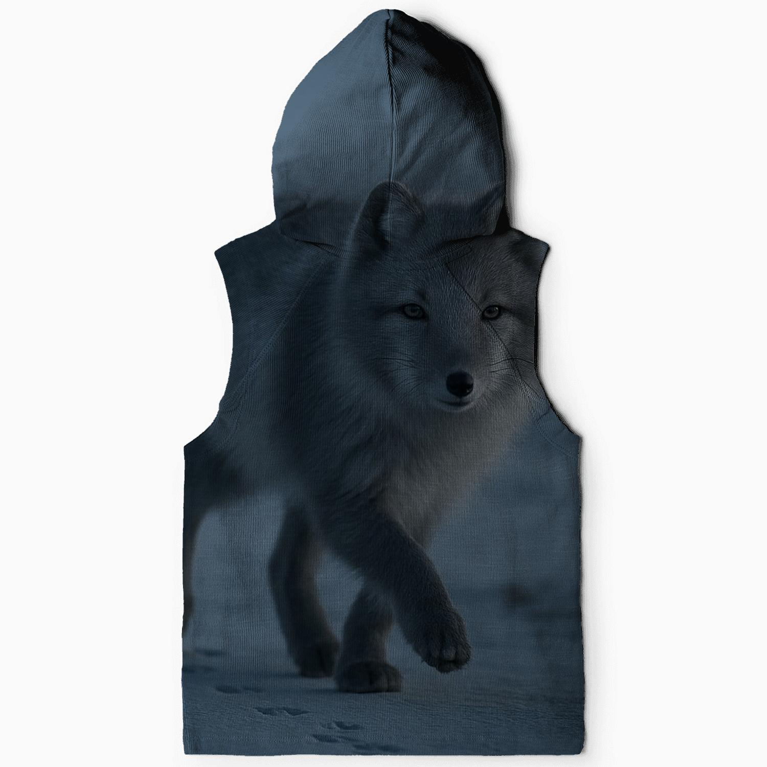 Tundra Prowl  Arctic Fox hoodies fashion