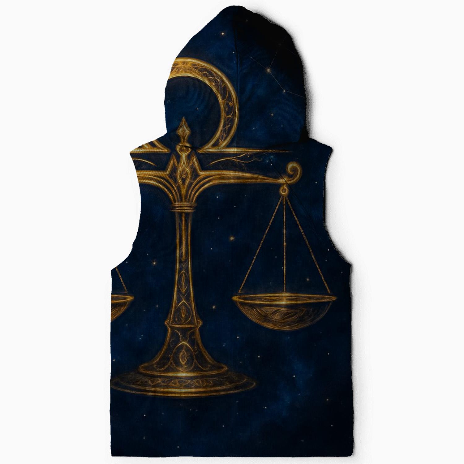 Cosmic Libra Balance Artwork hoodies fashion