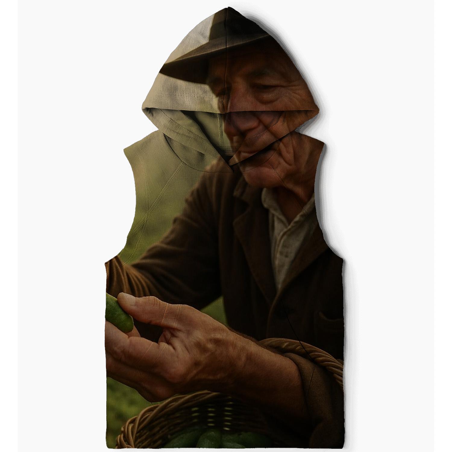 Cornichon Harvest At Dawn In A Burgundy Vineyard custom hoodies