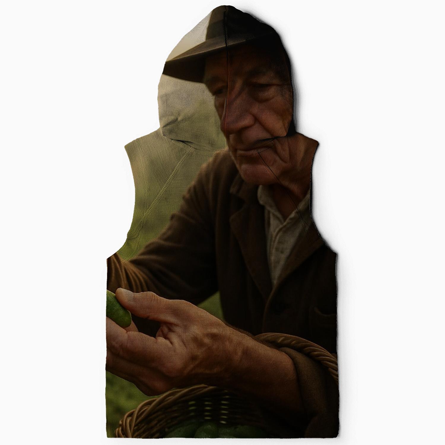 Cornichon Harvest At Dawn In A Burgundy Vineyard custom hoodies