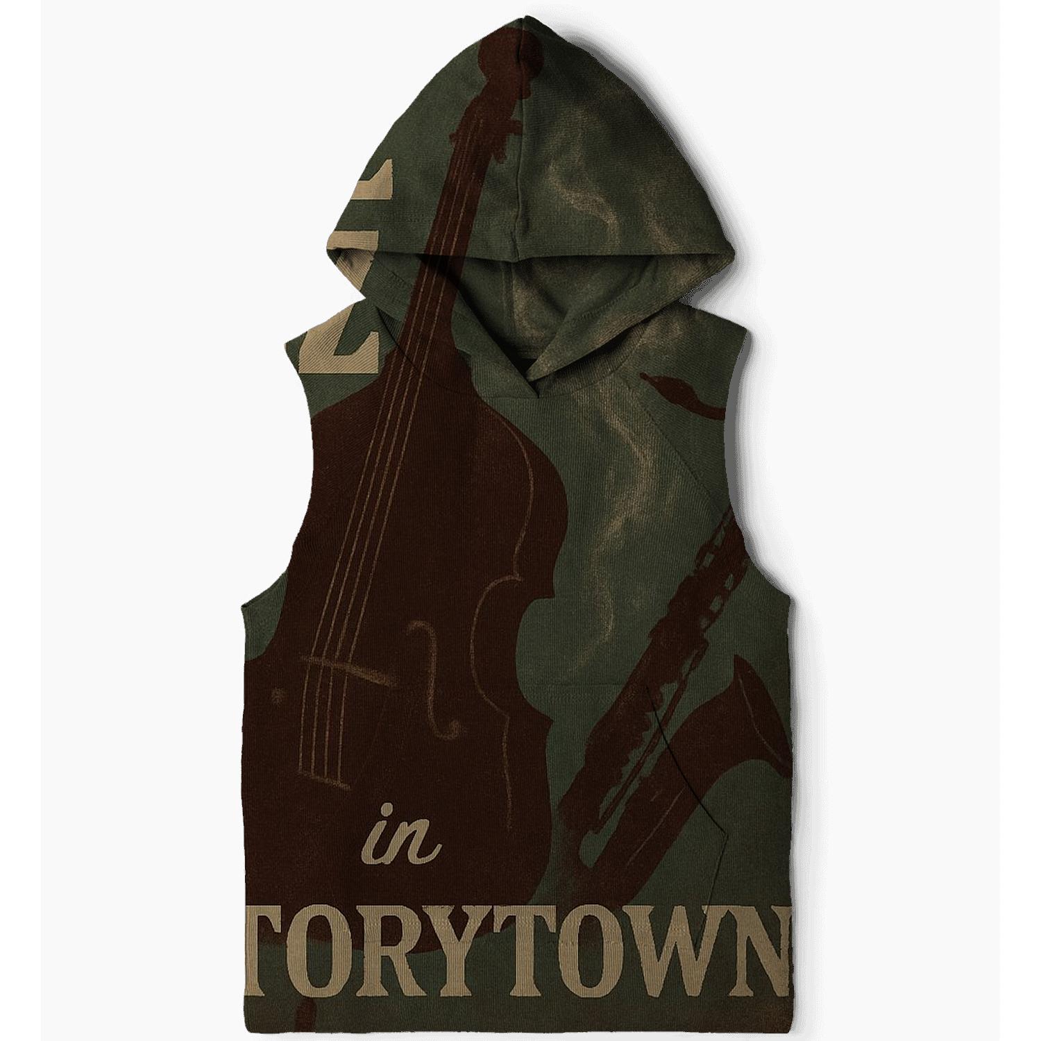 Rust Belt Jazz Night Poster printed hoodies