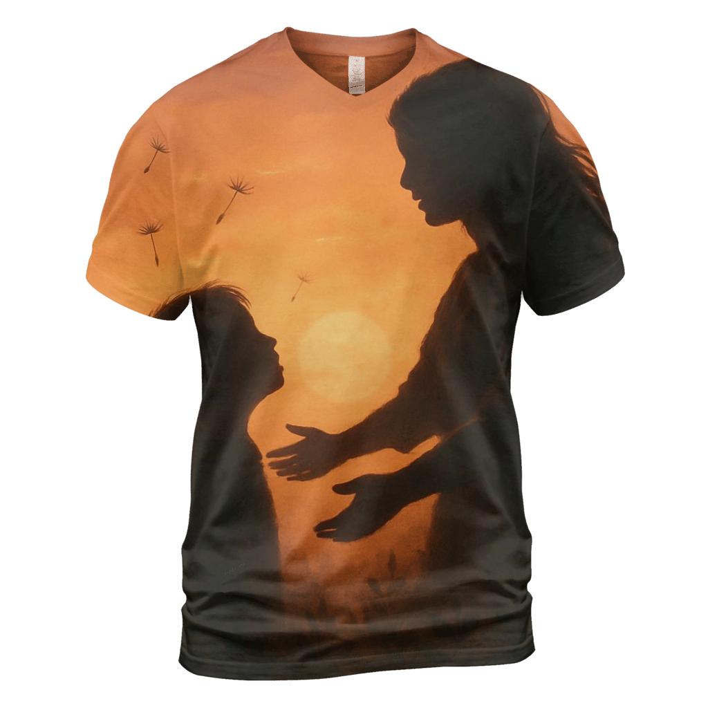 The Whispered Promises: A Mother’s Heartbeat Through Time personalized full print shirts
