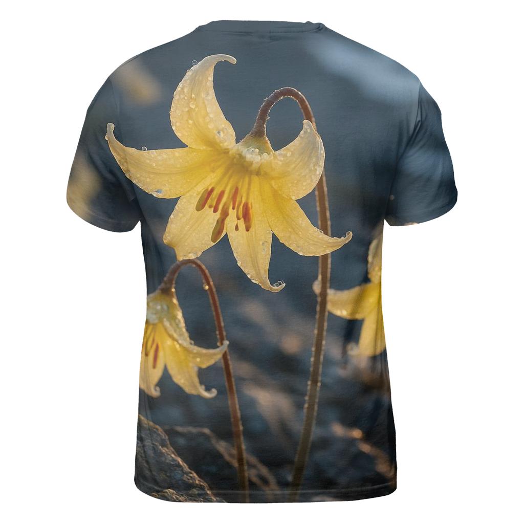 Alpine Glacier Lily Study custom all-over print shirts