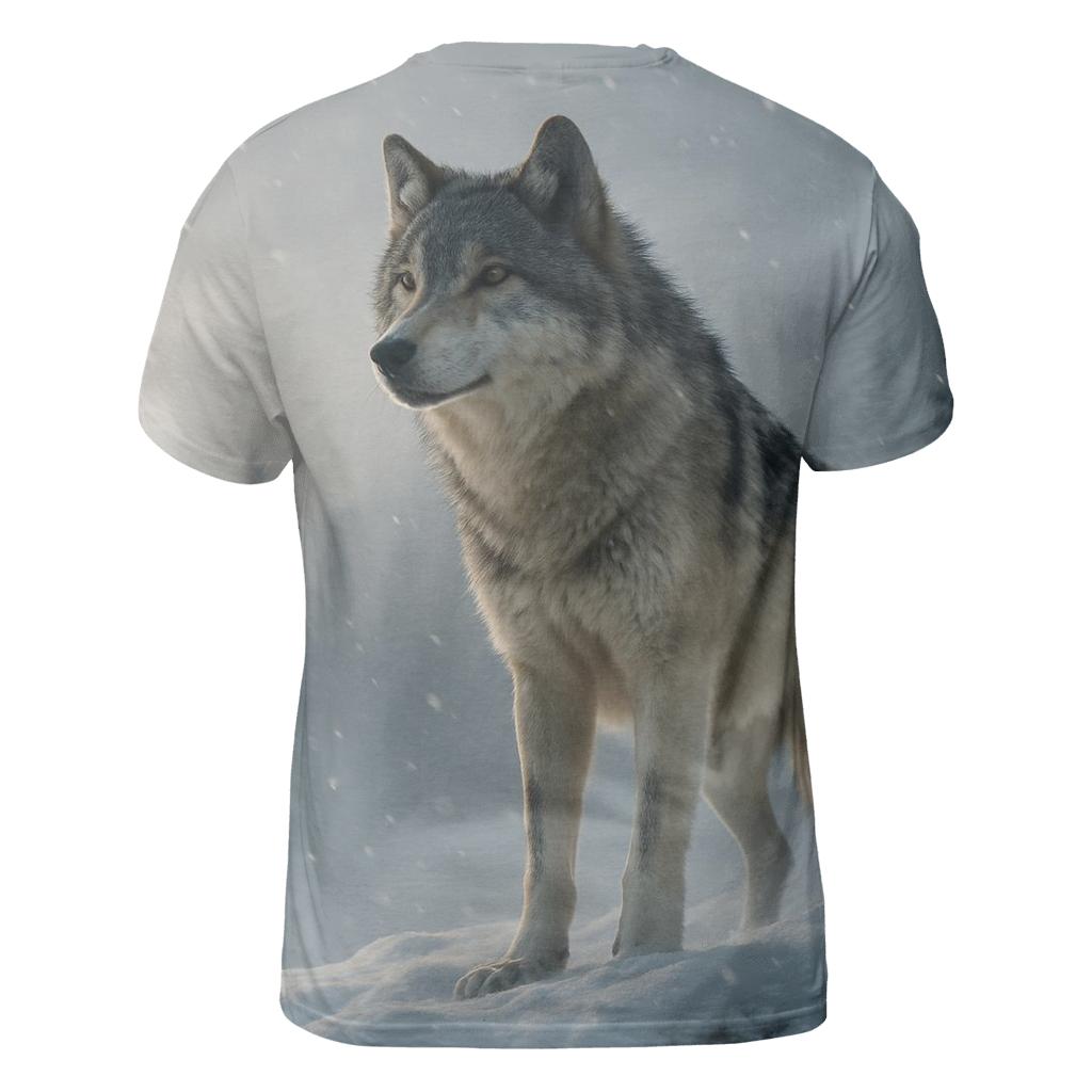 Lone Sentinel Of The Snow designer pattern shirts
