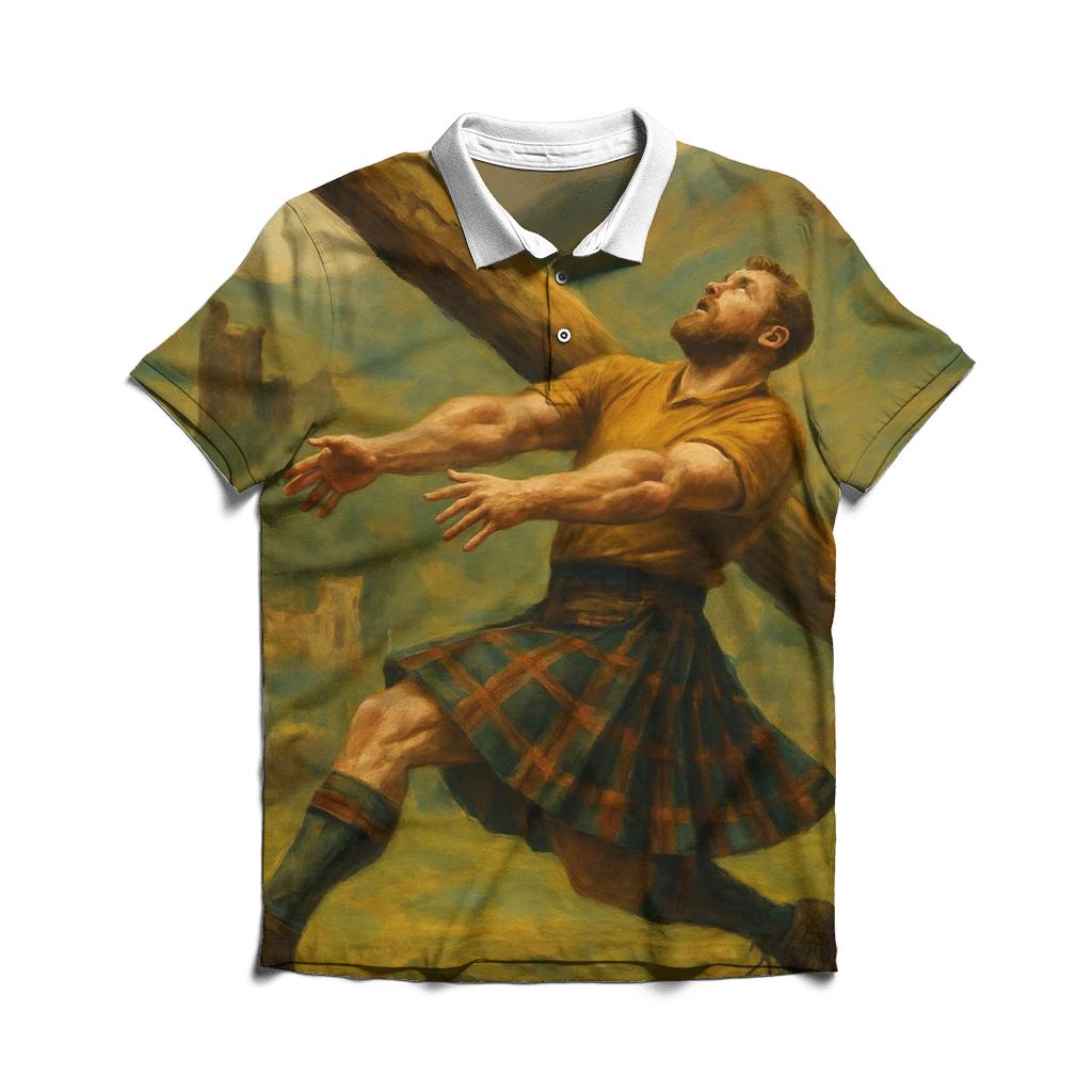 Highland Games Heavy Events premium cotton polo shirts