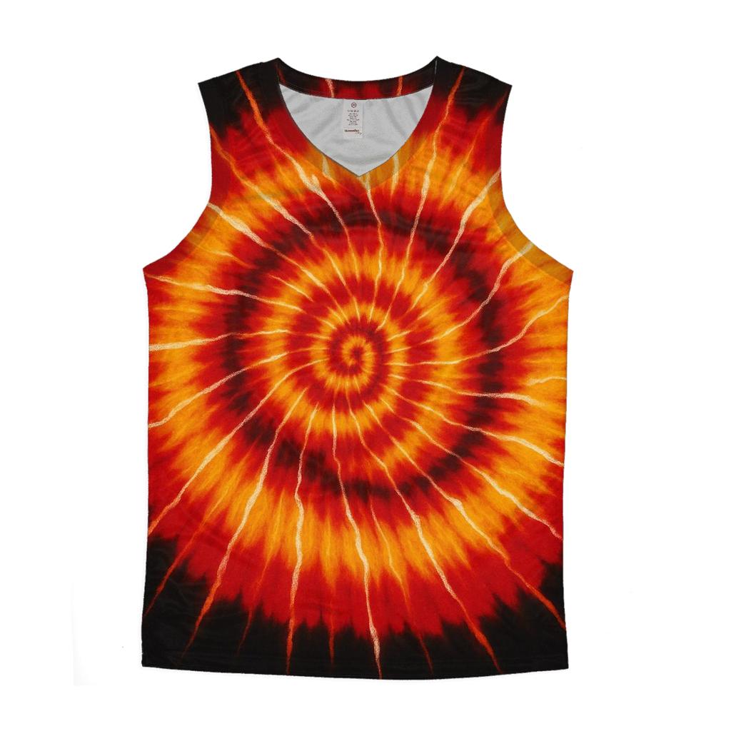 Solar Flare Spiral trendy fitted tank tops