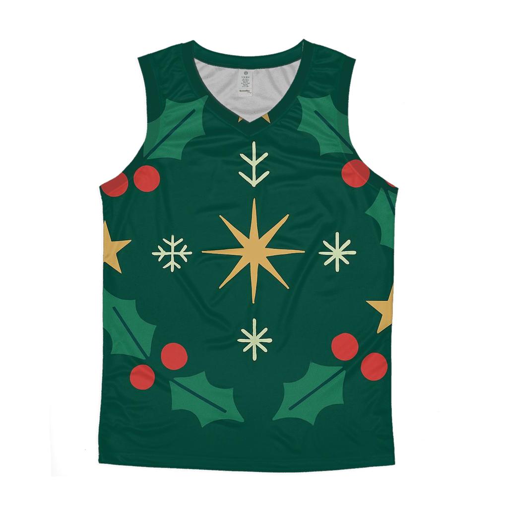 Starlit Holly Orbit personalized athletic tanks