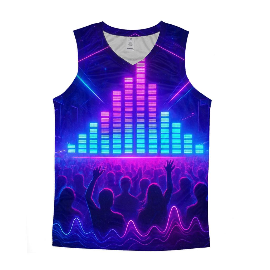 Harmonic Neon Pulse designer workout tanks