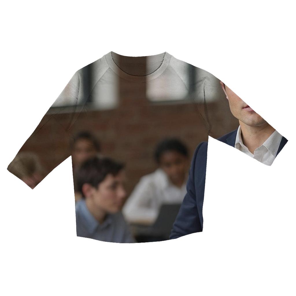 Charlie Kirk Leading A Youth Leadership Workshop designer 3/4 sleeve blouses