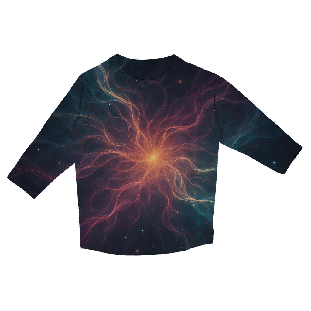 Helix Nebula Filament Fan fashion 3/4 sleeve shirts