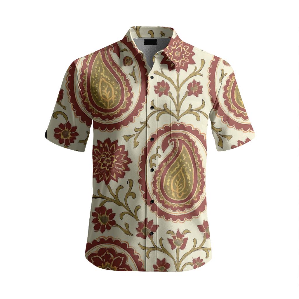 Mughal Paisley Suzani Panel fashion embroidery shirts