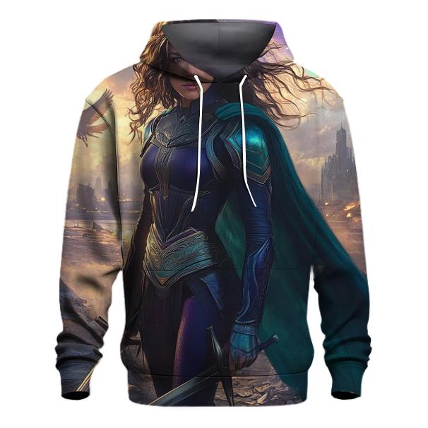 Tessa Thompson Valkyries Neon Rebellion lightweight hoodies