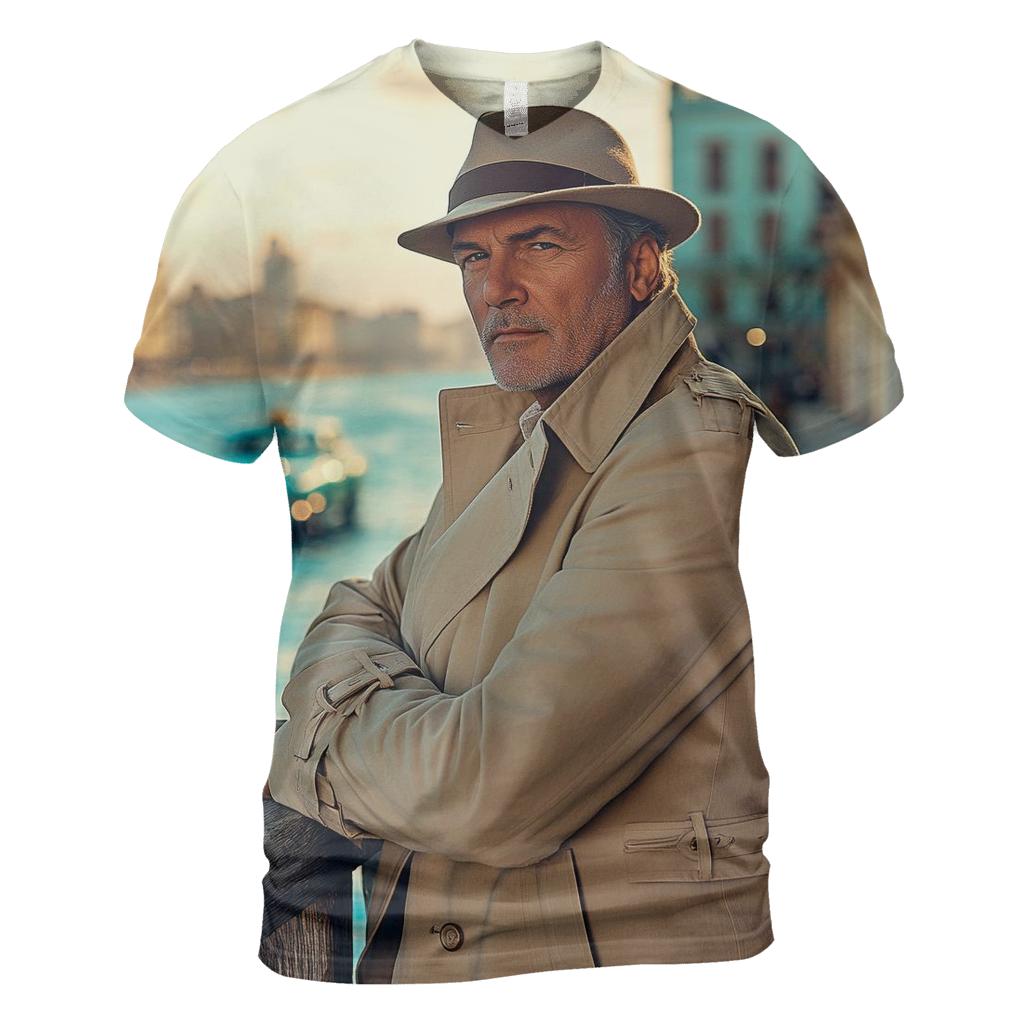 Graham Greene On Havana Quay vibrant all-over design tees