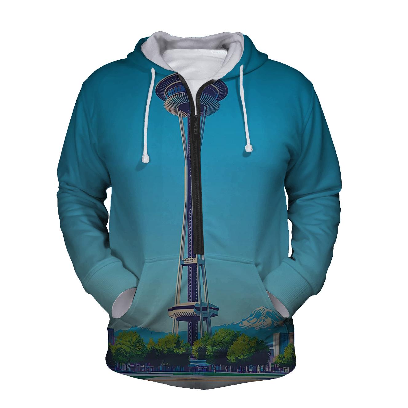 Space Needle Seattle hoodie styles