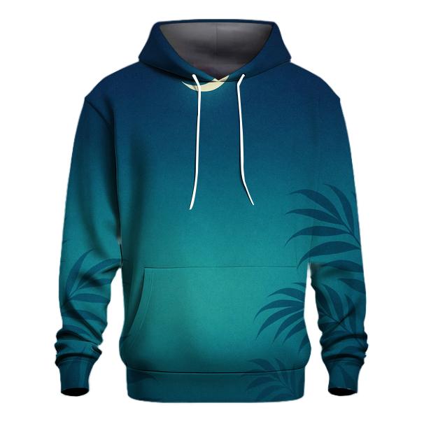 Moonlit Lagoon printed hoodies