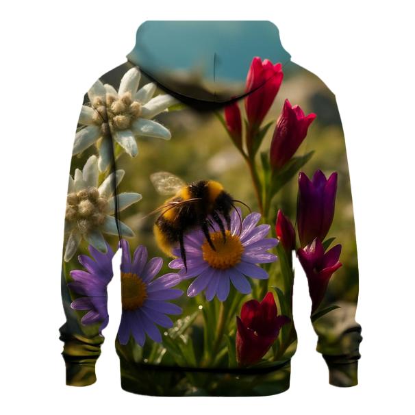Alpine Meadow Pollinator Circle hoodie styles