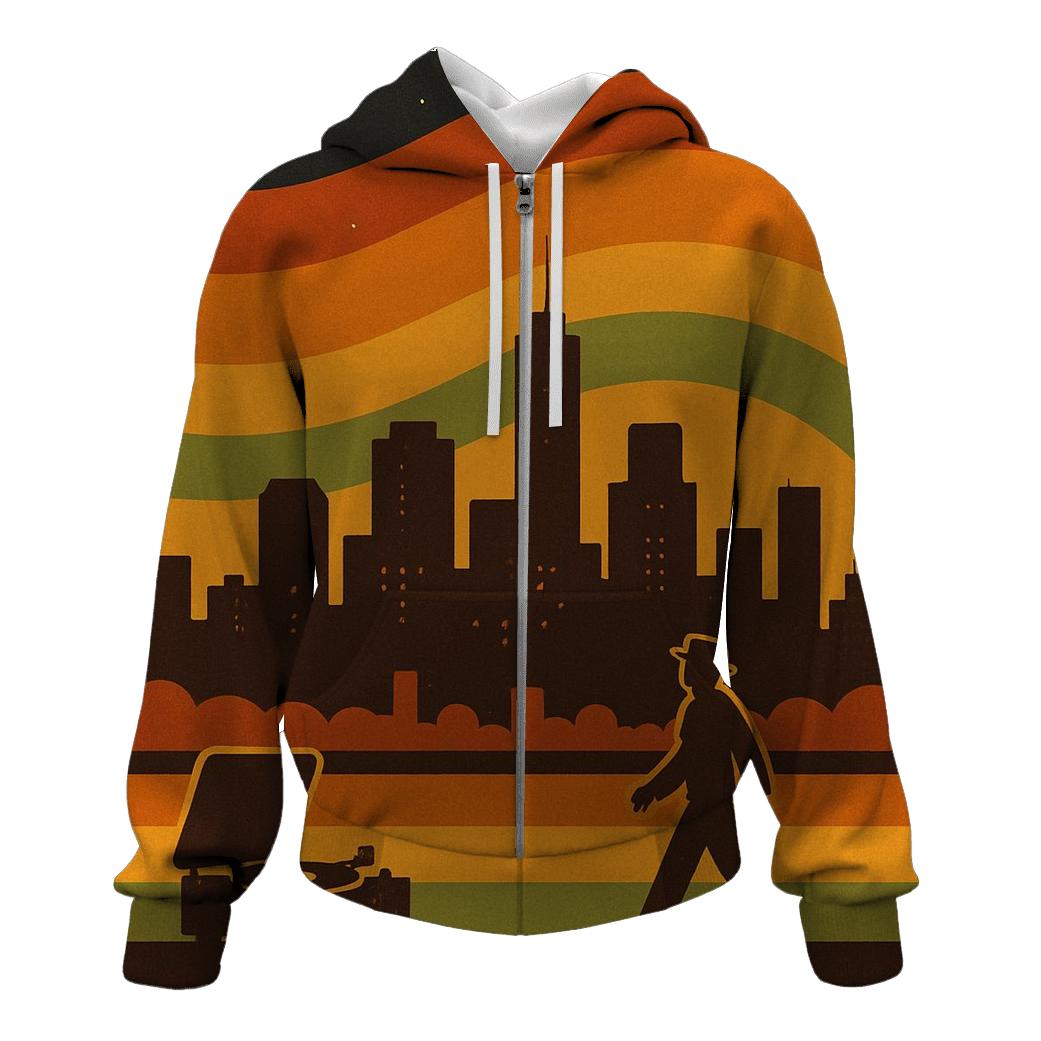 Starlit Groove Stripes hoodies fashion