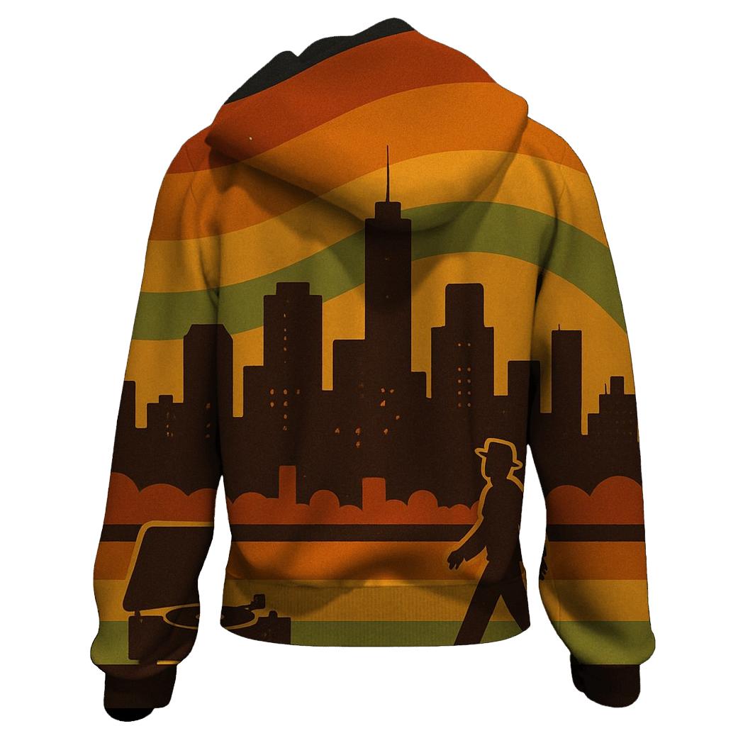 Starlit Groove Stripes hoodies fashion