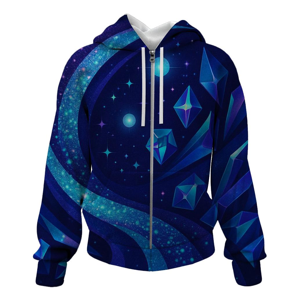 Celestial Sequin Riptide designer hoodies
