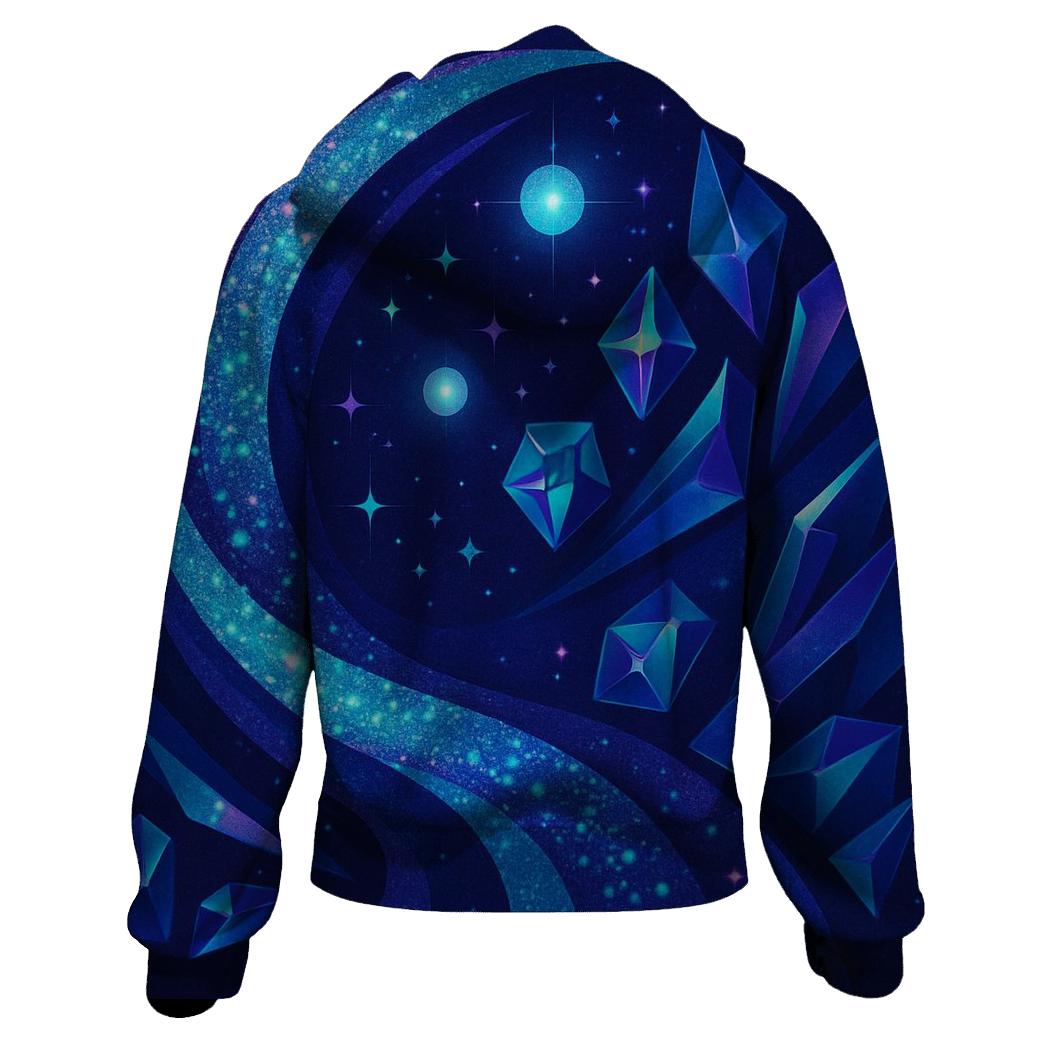 Celestial Sequin Riptide designer hoodies