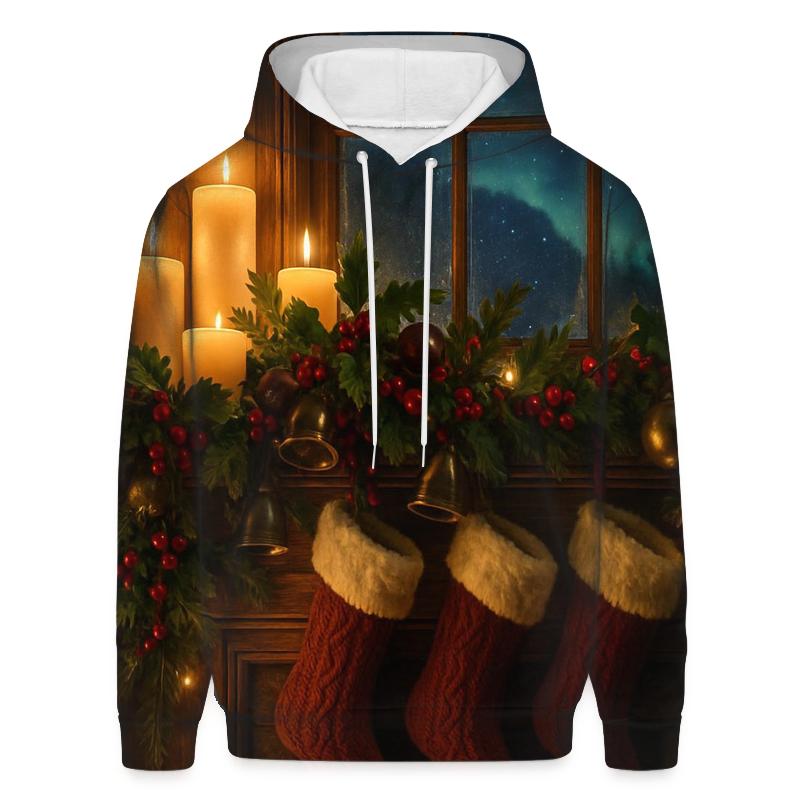 Midnight Mantle Of Starlit Warmth heavyweight hoodies