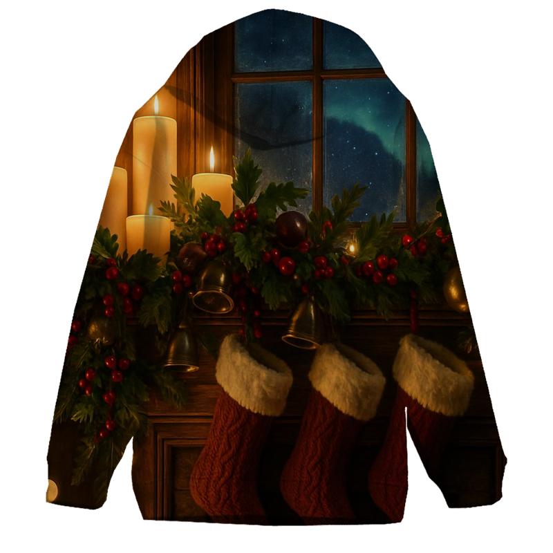 Midnight Mantle Of Starlit Warmth heavyweight hoodies