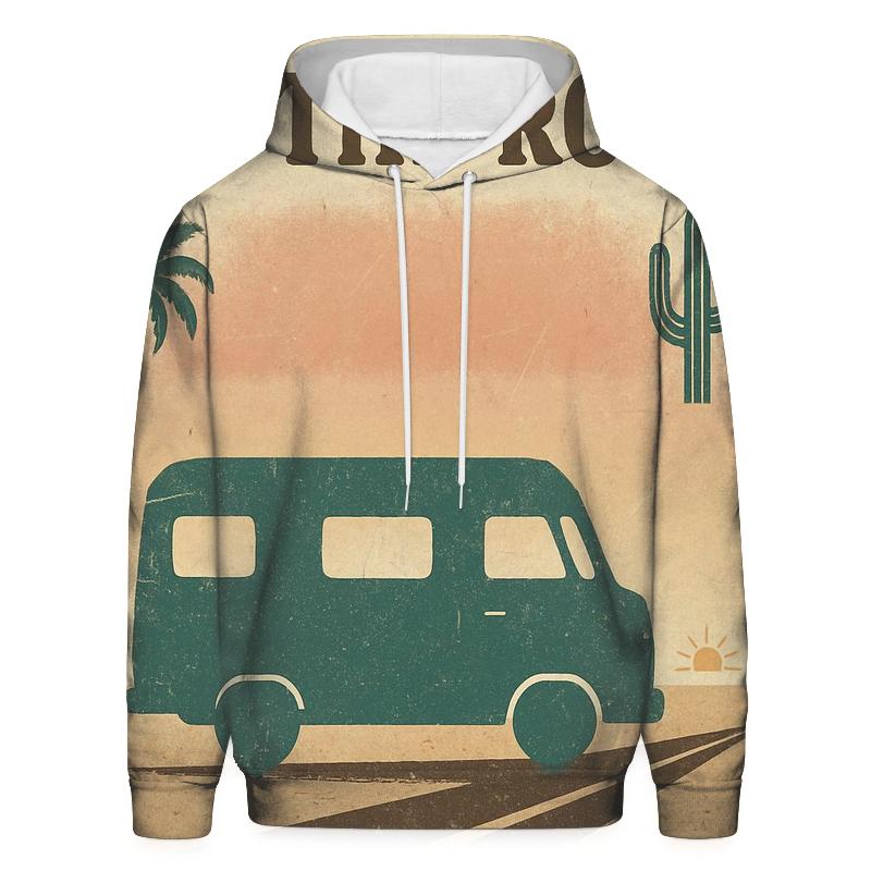 Sunset Camper Roadtrip Poster hoodie designs