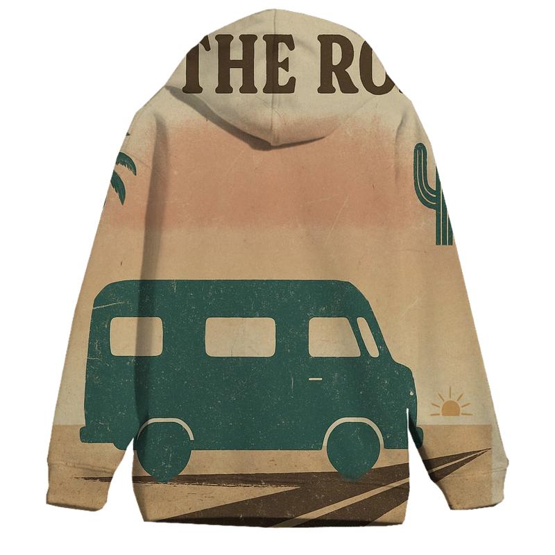 Sunset Camper Roadtrip Poster hoodie designs