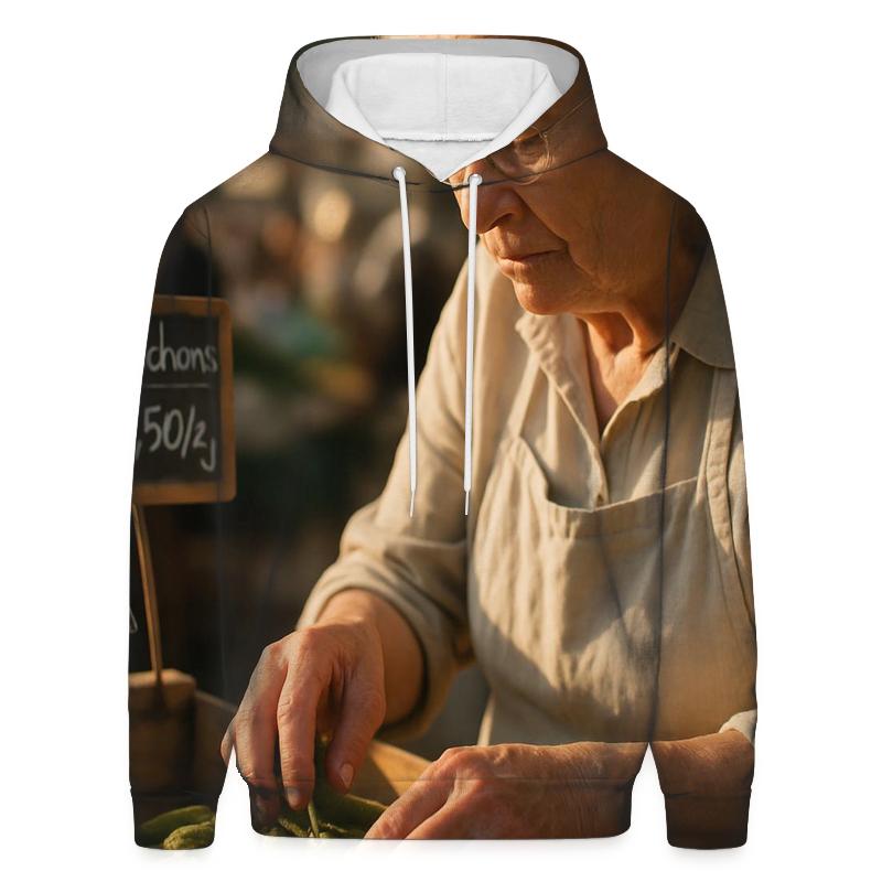 Brine Harvest Of Cornichon printed hoodies