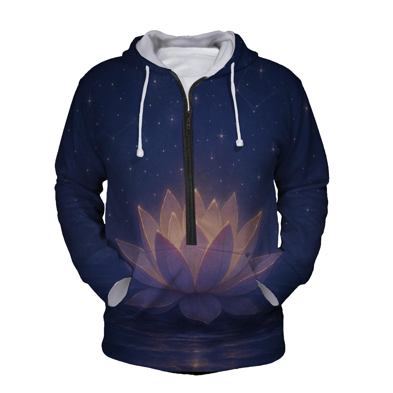Celestial Lotus Harmony graphic hoodies