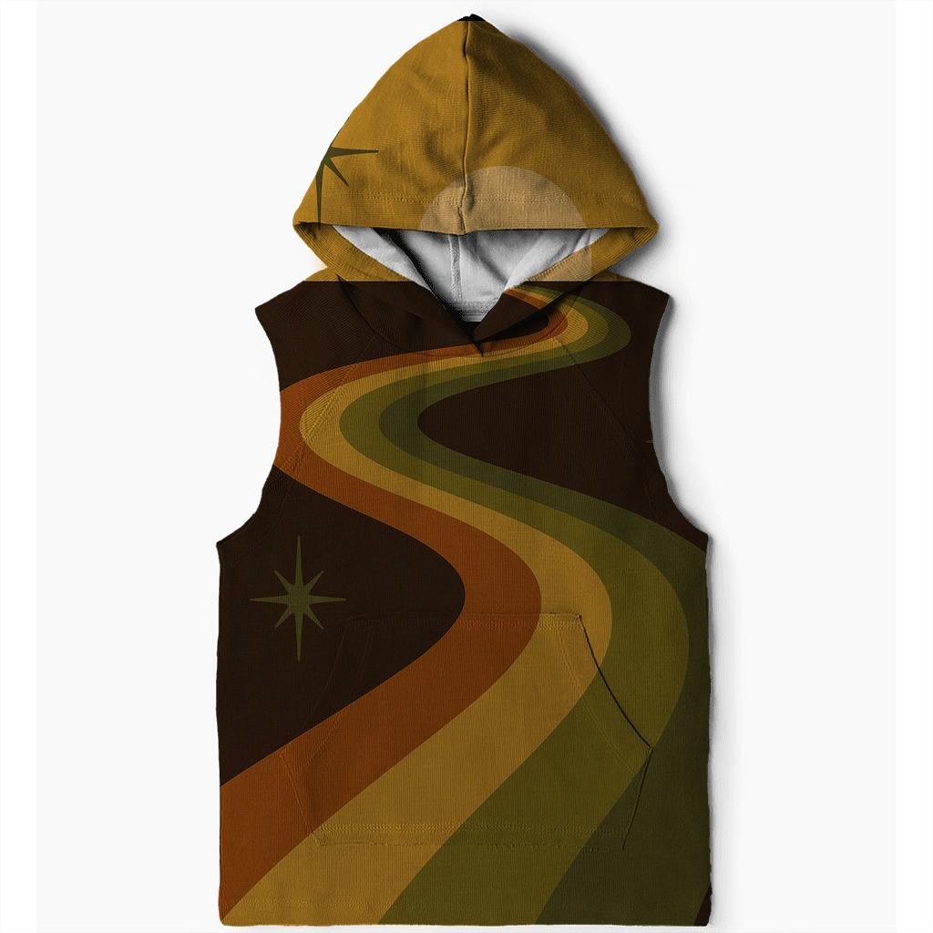 Sunset Groove Pathways pullover hoodies