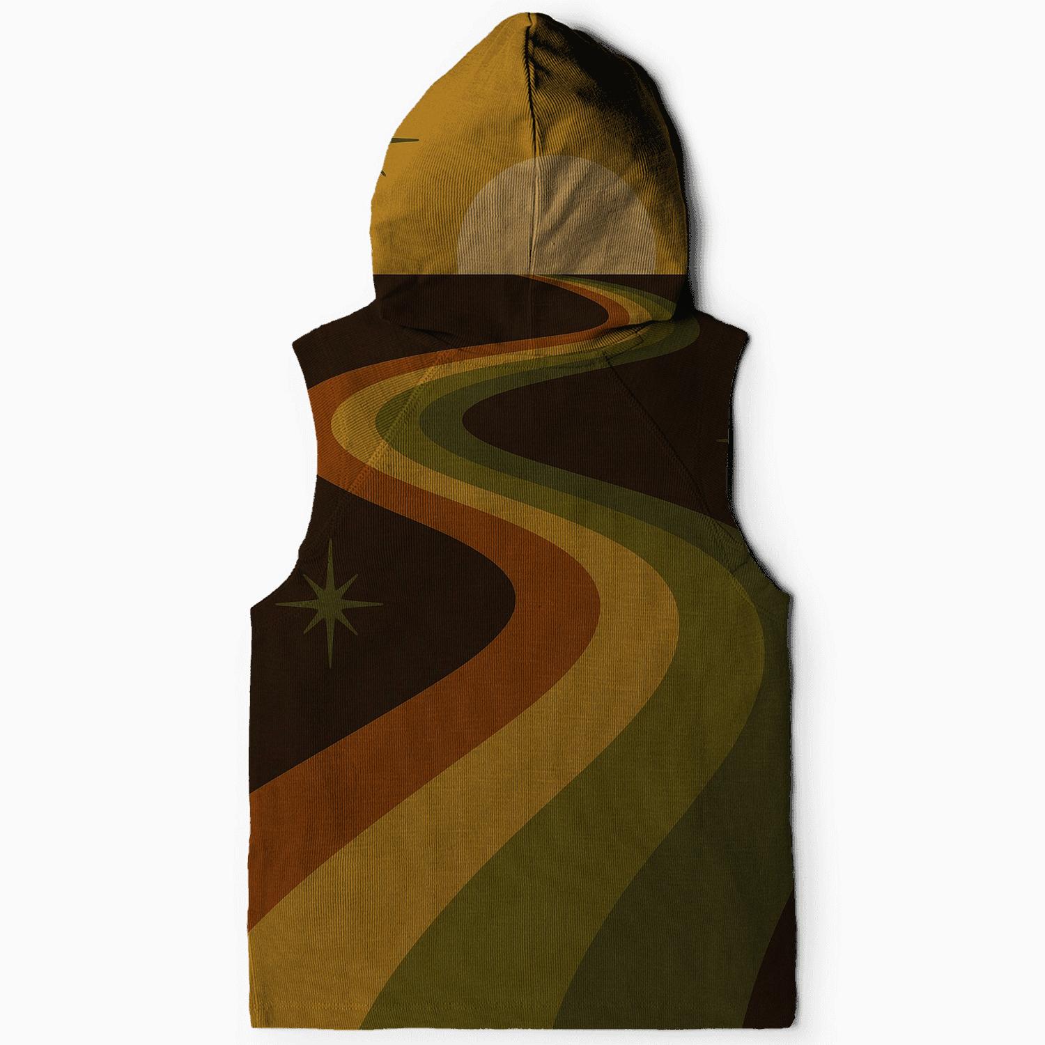 Sunset Groove Pathways pullover hoodies