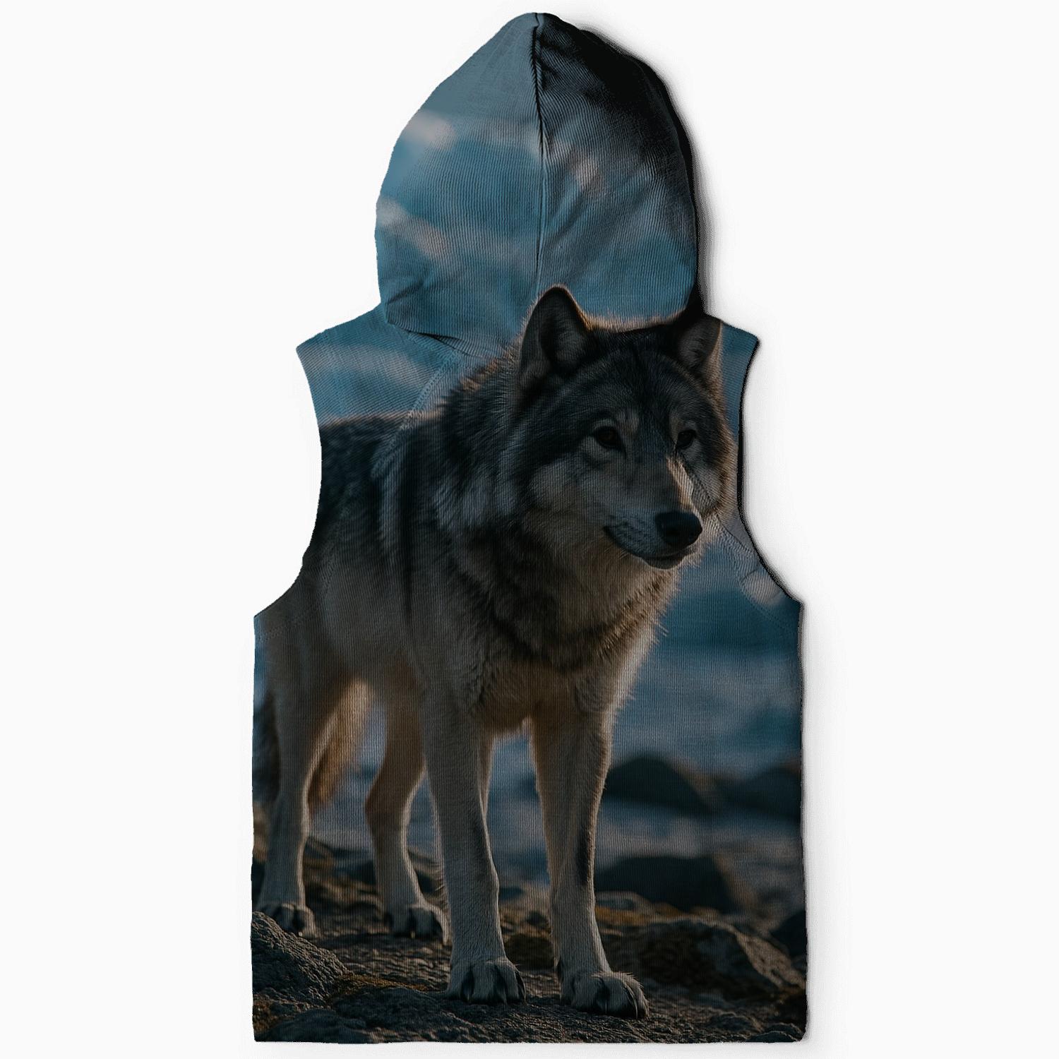 Lone Alpha On Glacial Ridge pullover hoodies