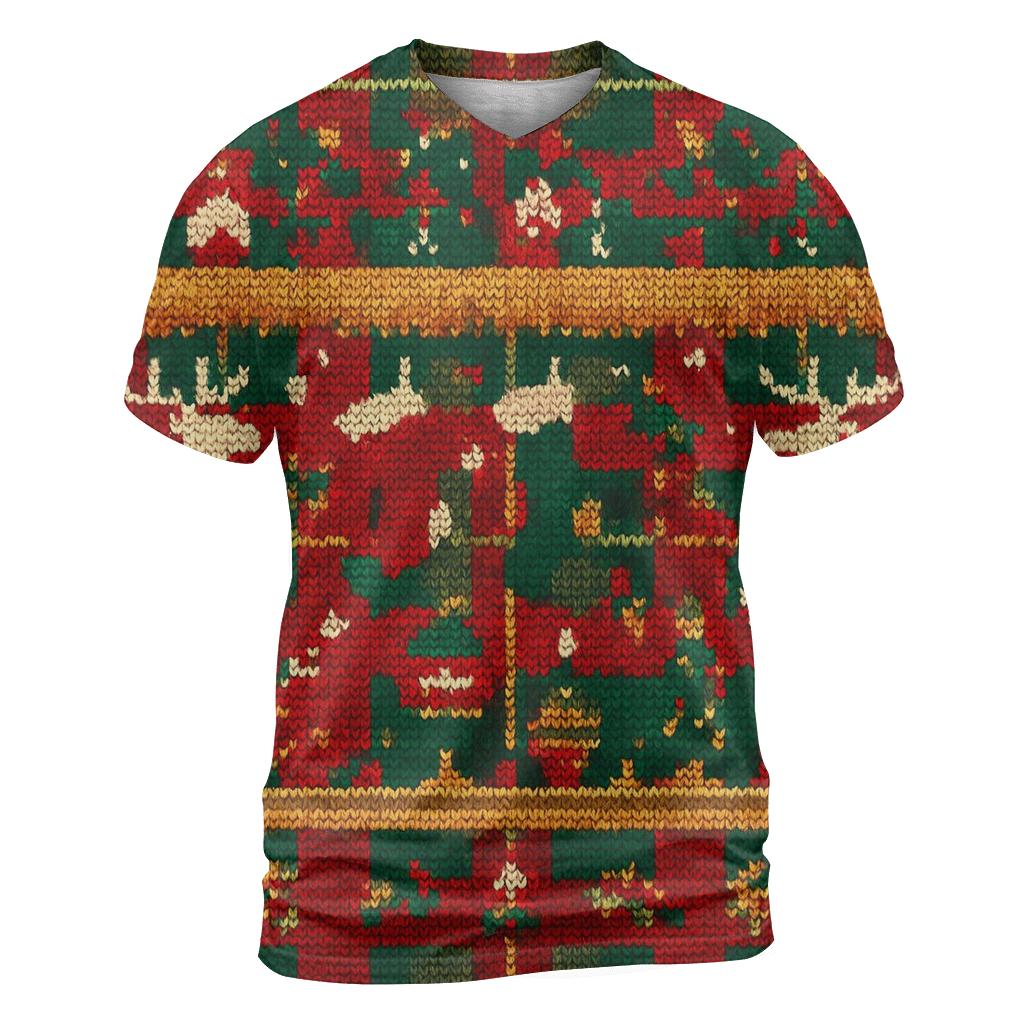 Tacky Tinsel Tartan Bands Design custom all-over print shirts