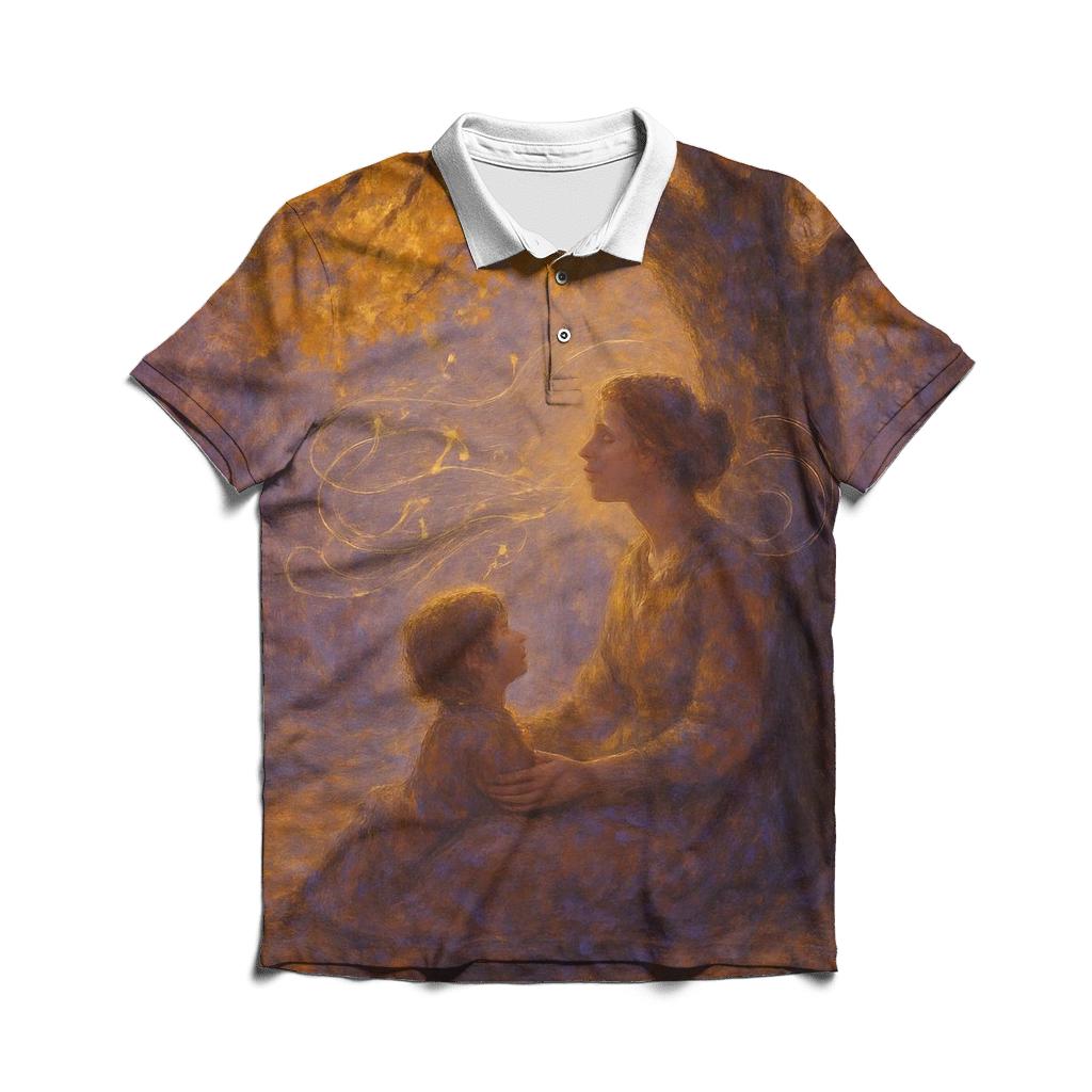 The Unspoken Melody A Mother Composes designer slim fit polos