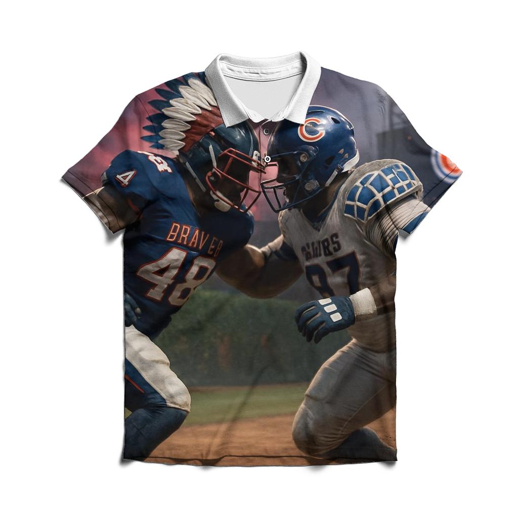 Gridiron Showdown Over Wrigley And Truist custom polo shirts