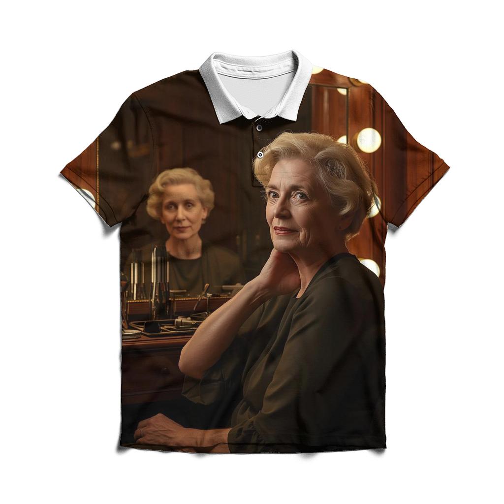 Polly Holliday Reflects On Theatre History In Vintage Studio premium cotton polo shirts