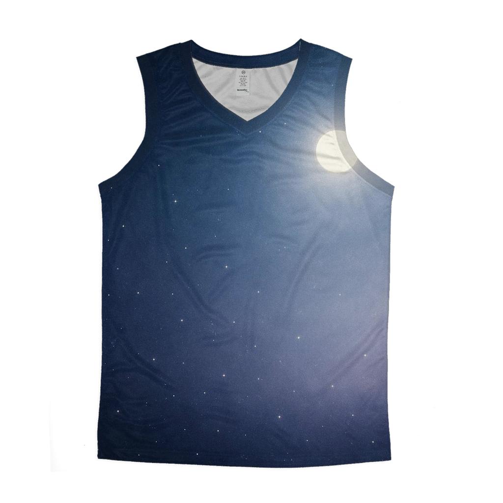 Lunar Glow personalized athletic tanks