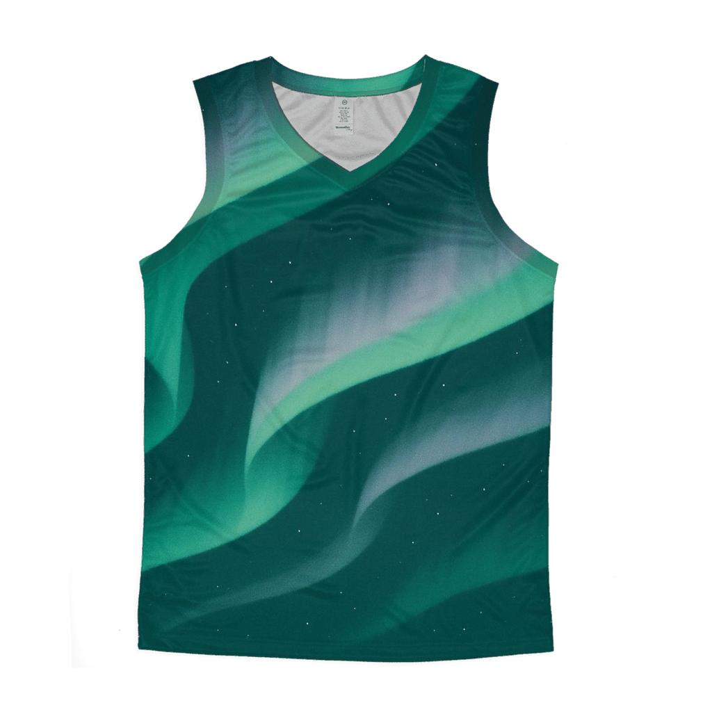 Aurora Ribbons Flow cotton sleeveless tops