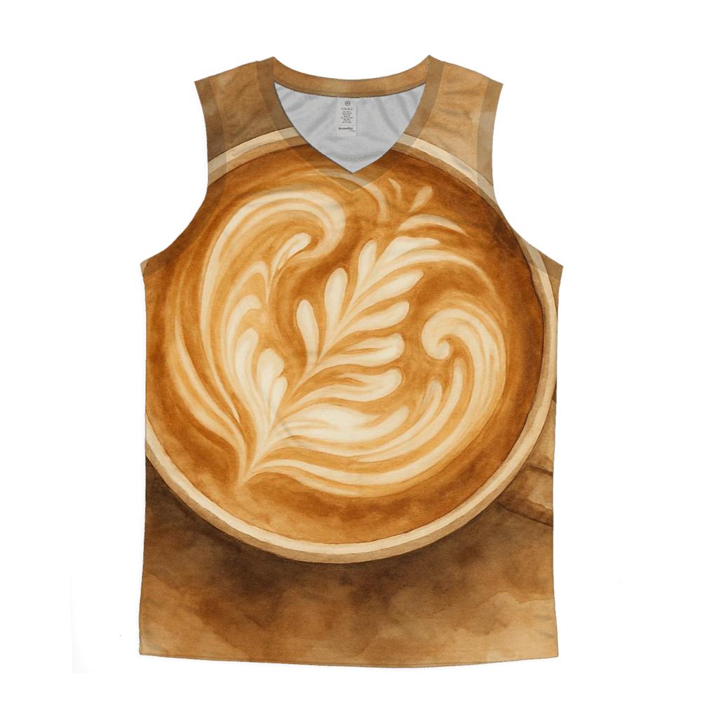 Latte Harmony personalized athletic tanks