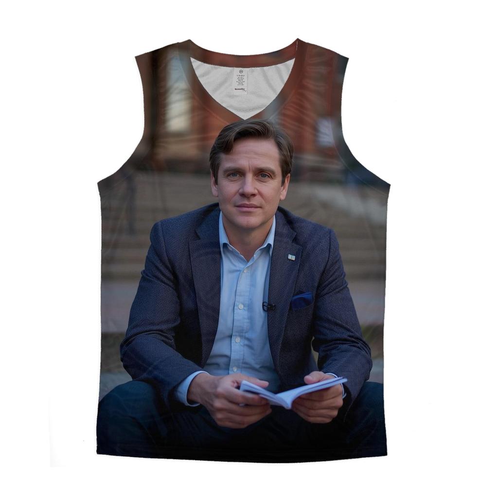 Campus Conversation At Dusk stylish racerback tanks