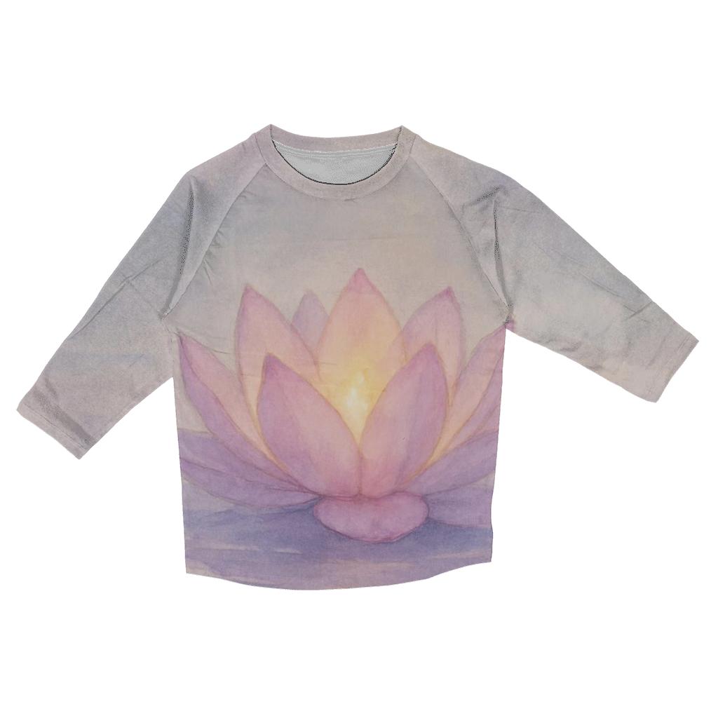 Ethereal Lotus custom 3/4 sleeve shirts