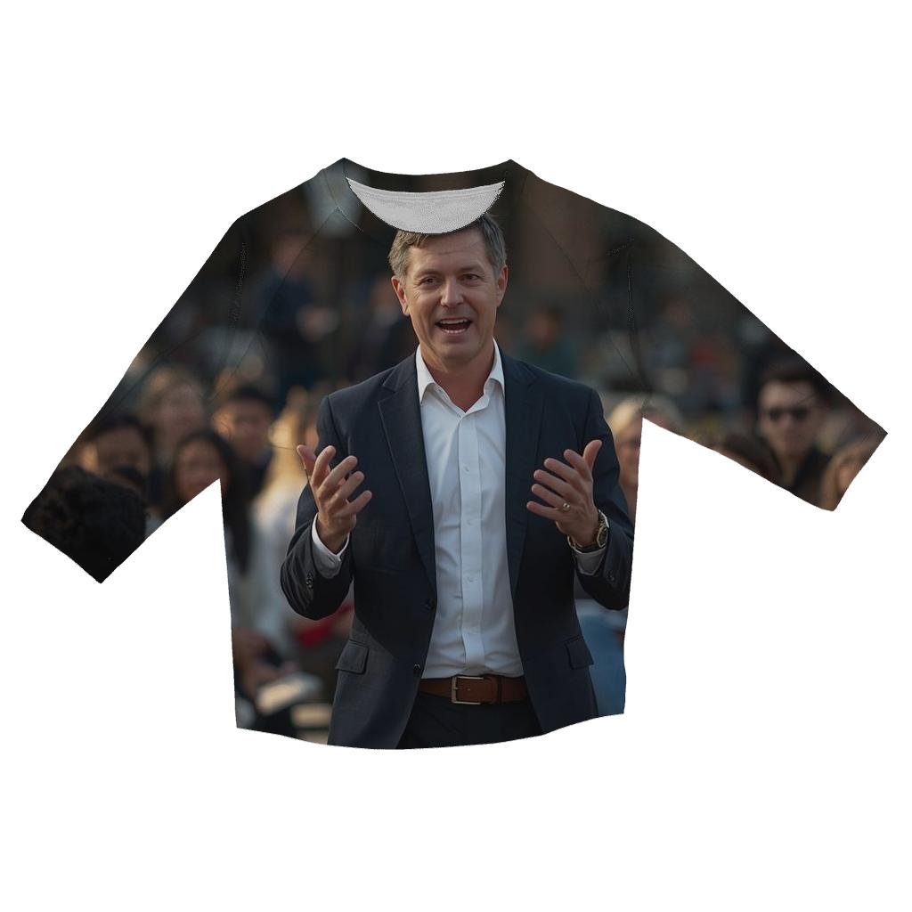 Engaging Community Dialogue custom 3/4 sleeve shirts