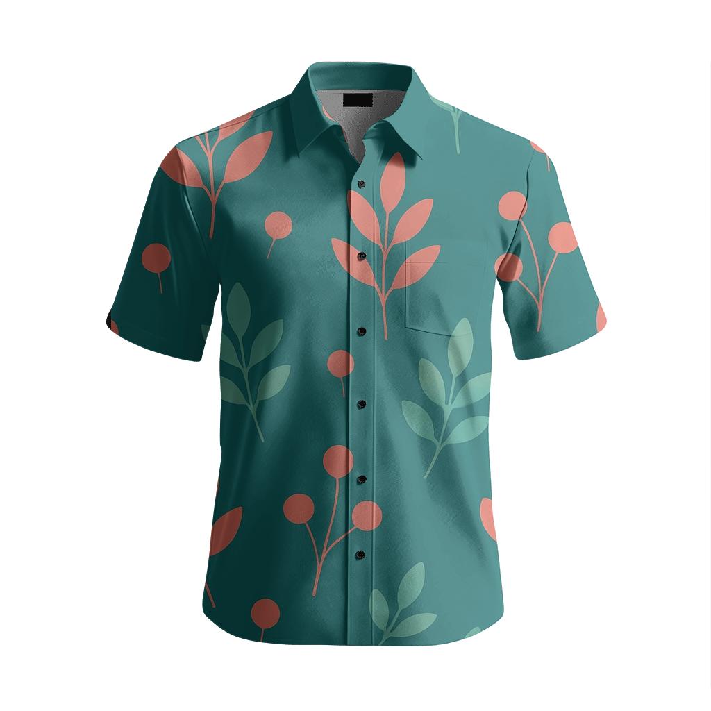 Nebula Botanical Scatter fashion embroidery shirts
