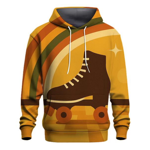 Cosmic Roller Rink Waves printed hoodies