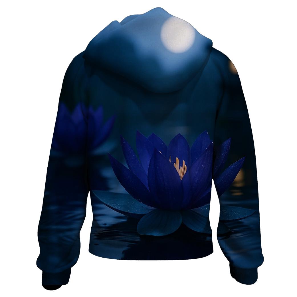Midnight Lotus Study premium hoodies