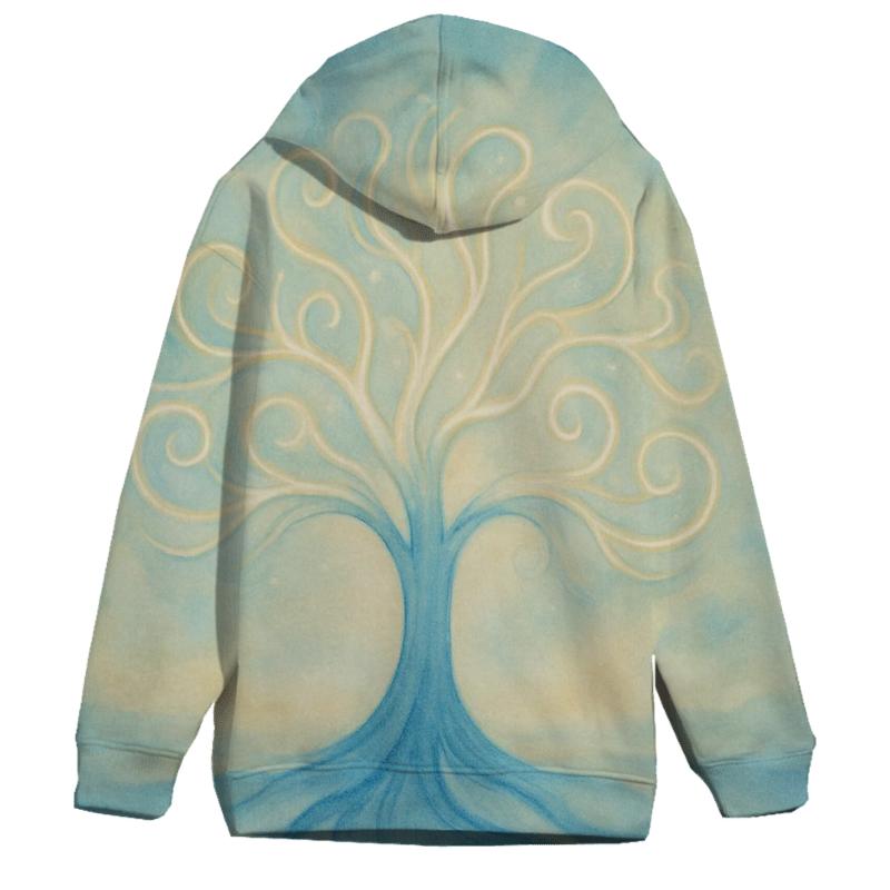Luminous Serenity zip-up hoodies